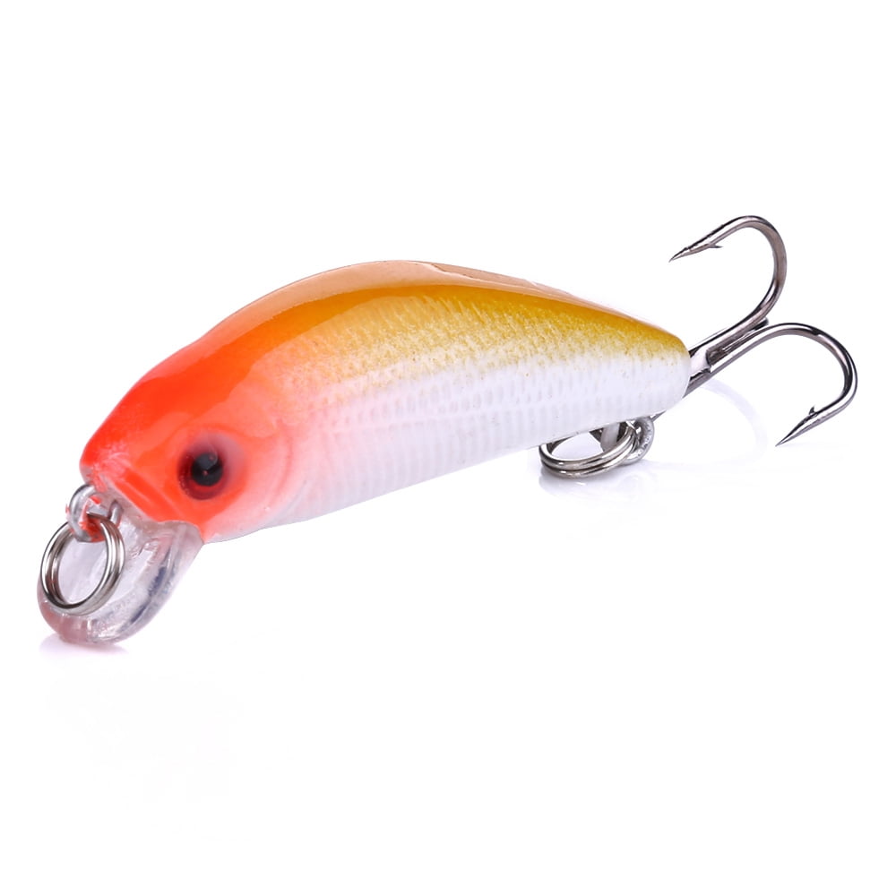 HENGJIA Minnow Bass Fishing Lures, Jerkbait Lure Set Hard Baits Deep Diving Crankbait for Catfish Walleye Trout Fishing Bait 4Pcs/kit