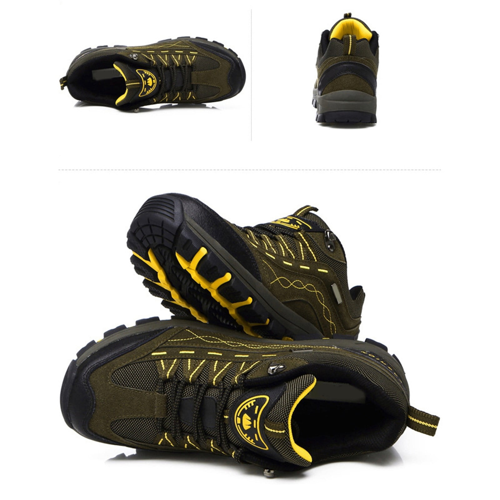 Win s Way Women's High-Top Hiking Sneakers, Lightweight Breathable Trekking Shoes for Outdoor Adventure & Support