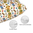 thumbnail image 3 of Cauagu Harvest Scarecrow Pattern Print Pillow Covers with Envelope Closure,1PC Pillow Cases Decorative Pillow Case for Bed & Couch, Pillows Not Included-14"x20", 3 of 6