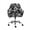 Black Hunting Camo, variant on Xoenoiee Deer Hunting Camo Forest Print Curved Back Dining Chair Covers Slipcover with Armrest Accent Chair Slipcover Modern Arc Shaped Armrest Counter Height Bar Stools Covers Back Chair Protector