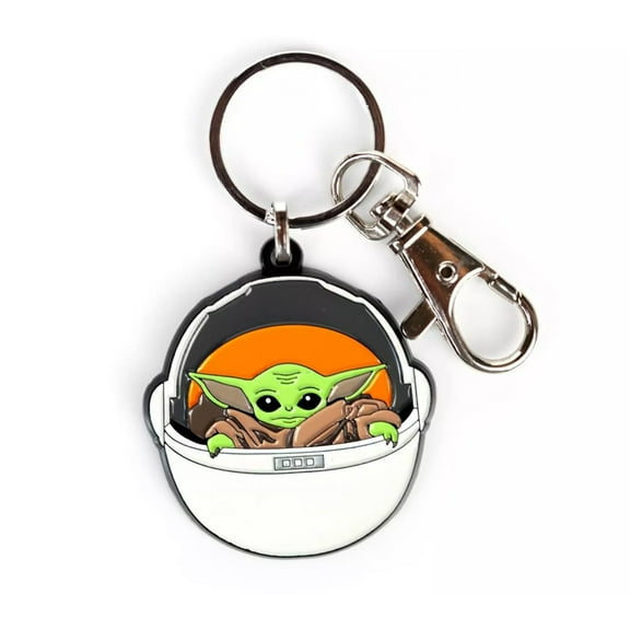 Star Wars: The Mandalorian The Child Keychain Pendant | Baby Yoda In Carriage