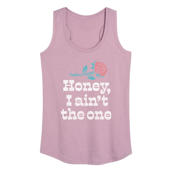Instant Message - Honey, I Ain't The One - Women's Racerback Tank Top