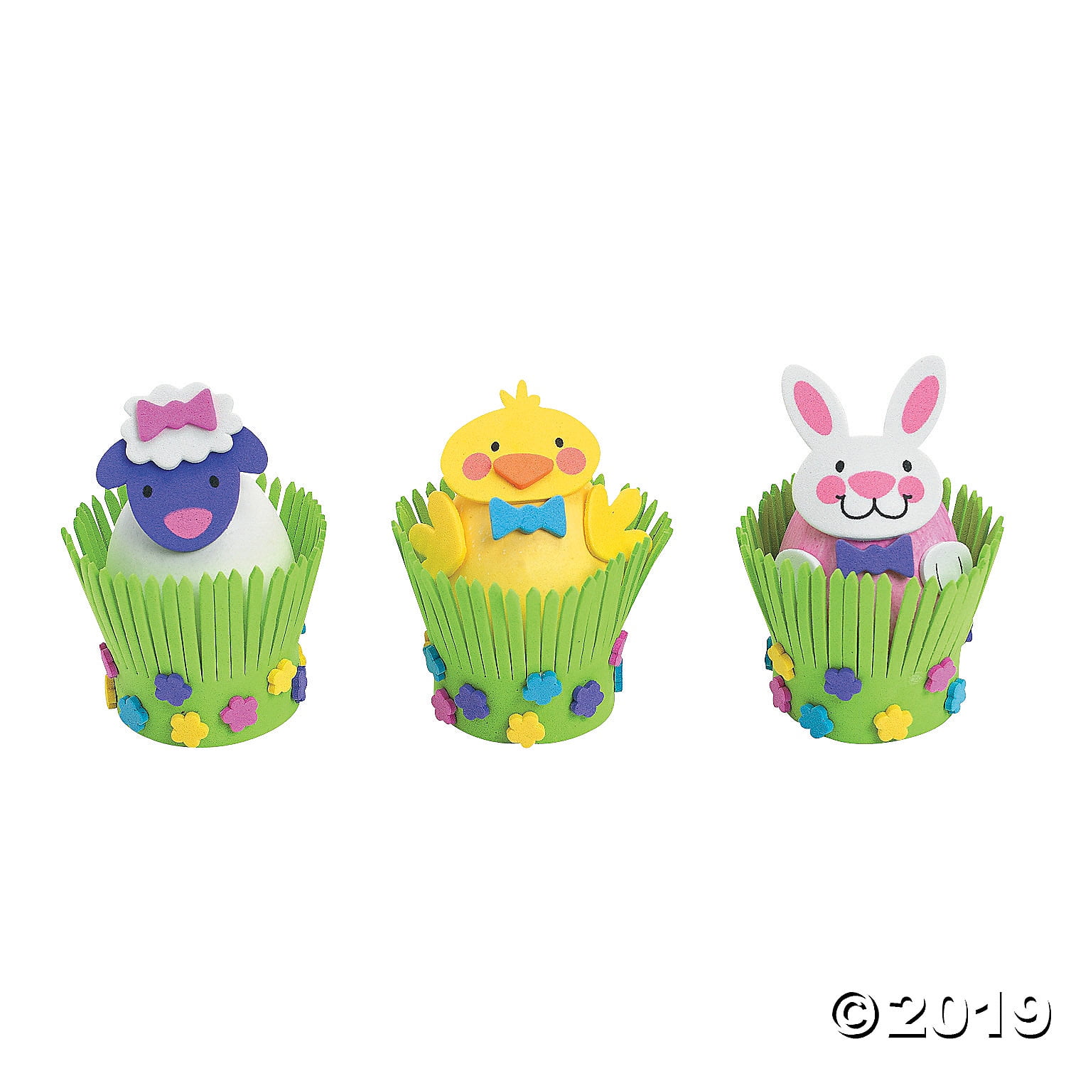 Foam Easter Egg Decorating Craft Kit (One Dozen)Easter/Crafts