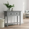 thumbnail image 1 of vidaXL Console Table BODO Grey 90x34.5x73 cm Solid Wood Pine, 1 of 5