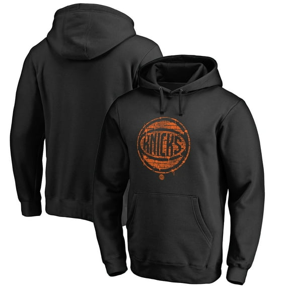 Men's Black New York Knicks Street Ball Hometown Collection Pullover Hoodie