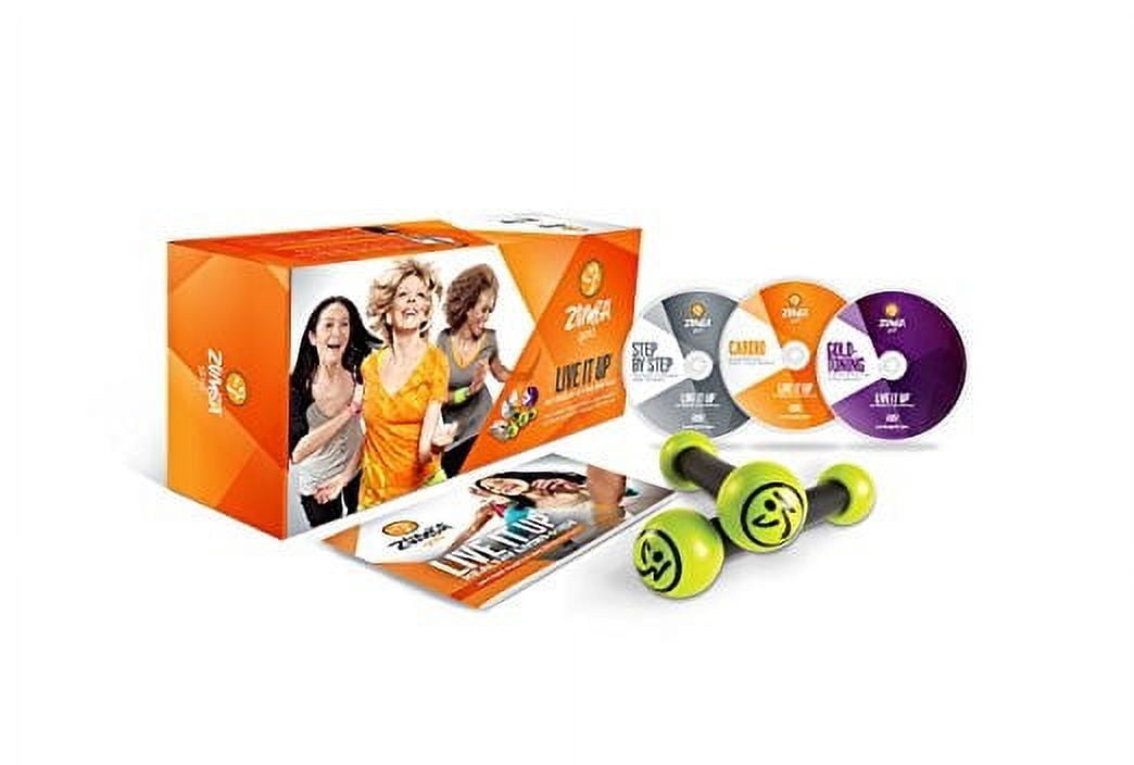 Zumba Fitness Gold Live It Up DVD Set for the Baby Boomer