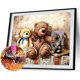 thumbnail image 1 of Cuadros Decorativos 5D DIY Diamond Painting Kits Full Round Drill Bear Dolls Mosaic Art (X684) Sywqhk Nuevos Originales, 1 of 1