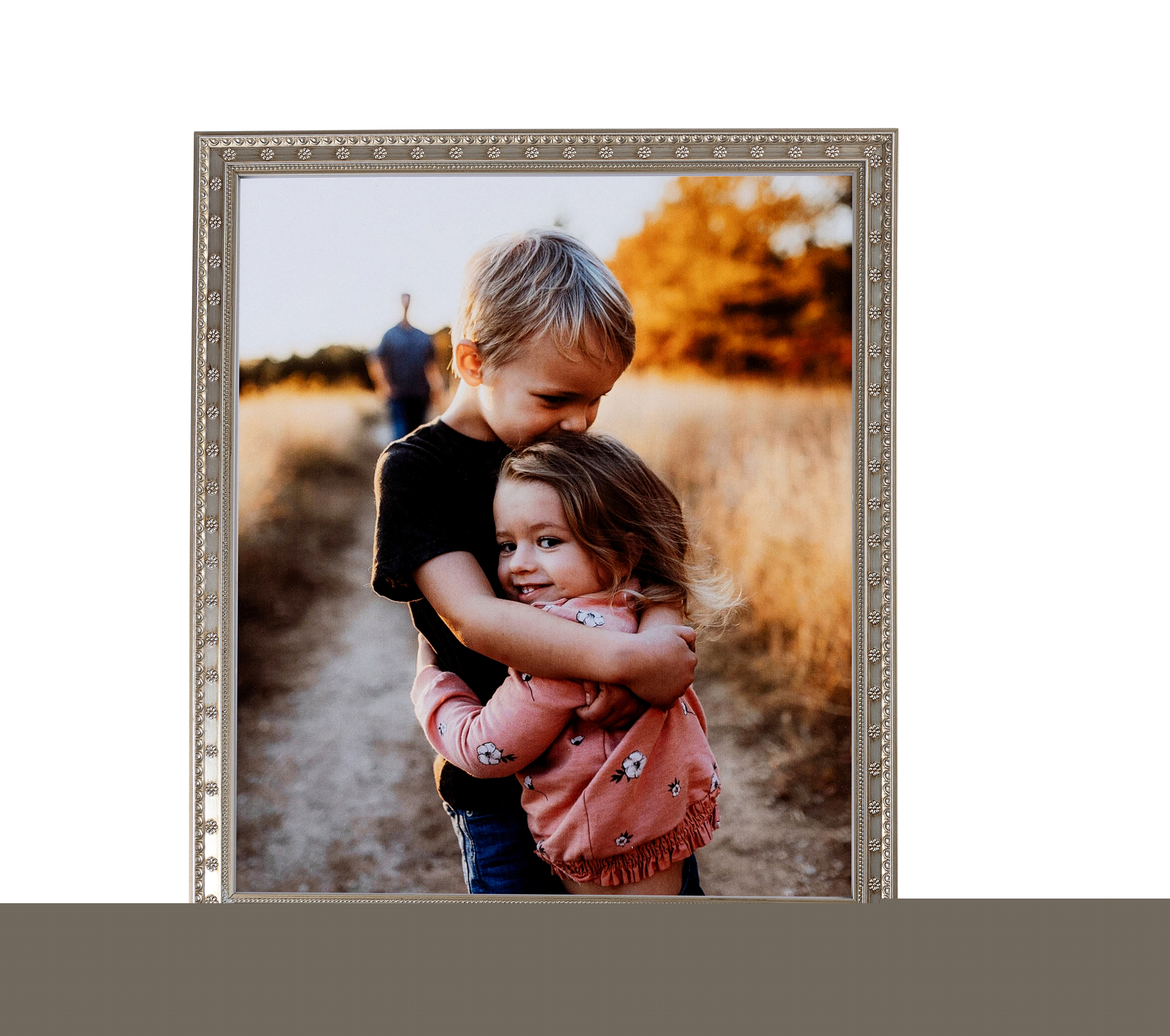 thumbnail image 4 of ArtToFrames 9" x 9" Silver Picture Frame, 9x9 inch Multi Wood Poster Frame (WOM-4756), 1 Pack, 4 of 7