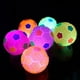 thumbnail image 3 of KAKOWELY 2 pelotas elásticas de plástico de 10 cm para fútbol, con sonido intermitente, rebote y masaje, con pila de botón para niños (color aleatorio)., 3 of 5