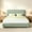 Green, variant on DAIILIO Queen Size Boucle Bed Frame，Upholstered Floor Platform Bed with Headboard，Soft Cloud Bed with Thickened Wide Bedside，Easy Assembly, Beige