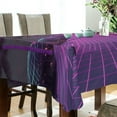 thumbnail image 5 of Yayeee Tablecloths 54" x 54" Rectangle Wrinkle Resistant Party Table Cover, Black Neon Road, 5 of 8