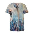 thumbnail image 5 of WEAIXIMIUNG T-Shirt à Manches Courtes Col Rond Imprimé pour Femmes Saint-Valentin, 5 of 5