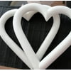 Styrofoam Heart Wreath 9 inches