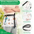 thumbnail image 4 of Yayeee Waist Apron with Pockets for Cooking Waterproof Half Server Aprons, Ghost Design, 4 of 7