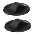 thumbnail image 1 of LOVIVER 2x Oval Black PVC Rope Buckle Deck Mount Holder for Boat Raft Rubber Dinghy, 1 of 8