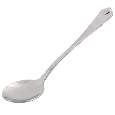 - Household Kitchen Stainless Steel Porridge Rice Serving Spoon Scoop Silver Tone