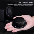 thumbnail image 3 of Chef Cooking Timer, Black Mechanical Kitchen Timer Stainless Steel  For Cooking, 3 of 8