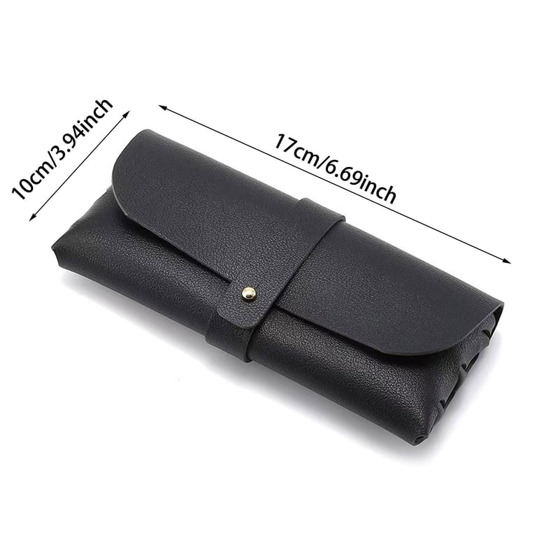 Soft PU Leather Eyeglass Case for Men & Women - Studded  display picture 1