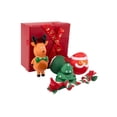 thumbnail image 2 of Caja de regalo de juguetes para perros de Navidad - Juguetes para la dentición con cuerda, pelota de tenis y juguetes para morder navideños para cachorros, 2 of 6