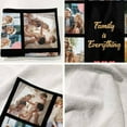 thumbnail image 3 of Custom Photos Blanket for Family Personalized Family Pictures Throw Blanket for Man Women Lover Girlfriend Boyfriend 3 sizes, 3 of 5