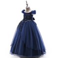 thumbnail image 2 of Princess Dress For Girl Short Sleeve Lilac Long Girls Pageant Dresses Kids Prom Puffy Tulle Ball Gown Girl Dress, 2 of 5