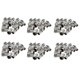 thumbnail image 1 of 90Pzs Conector RF Macho Coaxial Tocido de F Tipo RG6 para Camara CCTV, 1 of 3