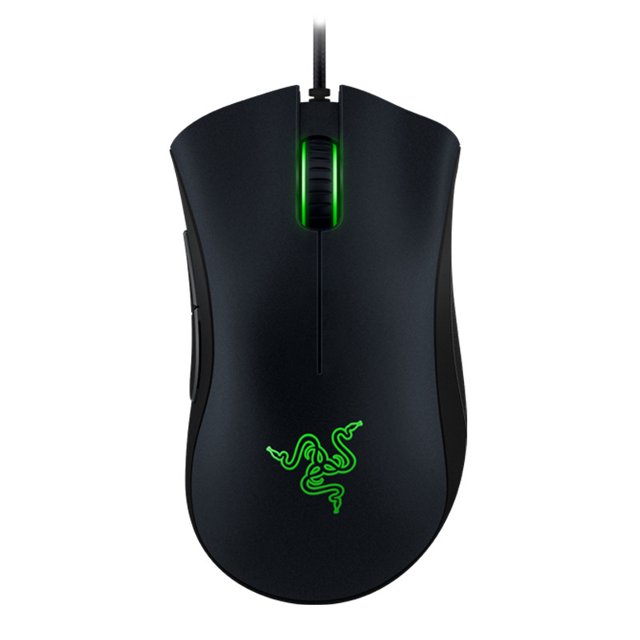 Ratón esencial para juegos con sensor óptico de 6400 ppp (sensor óptico real de 6400 ppp, carcasa ergonómica, extrarresistente) negro kaili Sencillez