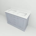 thumbnail image 6 of Dukes 48 in. W x 22 in. D Dark Grey Double Bath Vanity and Cultured Marble Top, 6 of 10