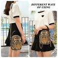 thumbnail image 7 of Shoulder Handbag Women's Crossbody Handbags 5.91x3.15x8.27 Inch Bank Card Bag Cash Bag Key Bag Fierce Tiger, 7 of 7