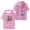 Pink, variant on Milo J La Vida Era Mas Corta Merch Hooded T-Shirts Women Men Short Sleeve Tee Casual Fashion Clothes
