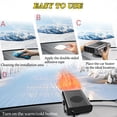 thumbnail image 3 of Calentador de coche Ouffun portátil de 200 W y 12 V con base giratoria de 360°, 3 of 8