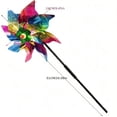 thumbnail image 4 of Pinwheel Bird Repellent Windmill Laser Reflective Pinwheel for Garden Yard Patio Bird Deterrent Kids Toy Outdoor Decoration, 4 of 10