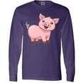 thumbnail image 3 of Inktastic Cute Pig Long Sleeve T-Shirt, 3 of 5