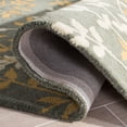 thumbnail image 4 of SAFAVIEH Soho Clara Floral Wool Area Rug, Grey/Multi, 2' x 3', 4 of 8