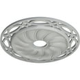 thumbnail image 3 of Ekena Millwork 26 5/8"OD x 4 1/2"ID x 1 3/8"P Loera Ceiling Medallion (Fits Canopies up to 6 1/4"), Hand-Painted Frost, 3 of 5