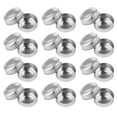 thumbnail image 2 of WEUVEB Reusable Aluminum Candle Cups Silver for Home Decor and Outdoor Events 120Pcs, 2 of 9
