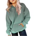 thumbnail image 2 of Otqutp Cute Hoodies for Teen Girls Fashion Long Sleeve Hooded Sweatshirts Oversized Long Sleeve Shirts Gradient Clothes for Girls(AG,13-14 Years), 2 of 5