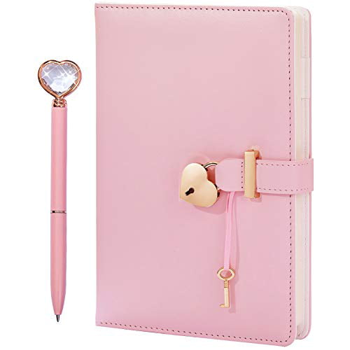 Girls Secret Diary Lock Diary New Gift Wrapped Pink and purple A5 