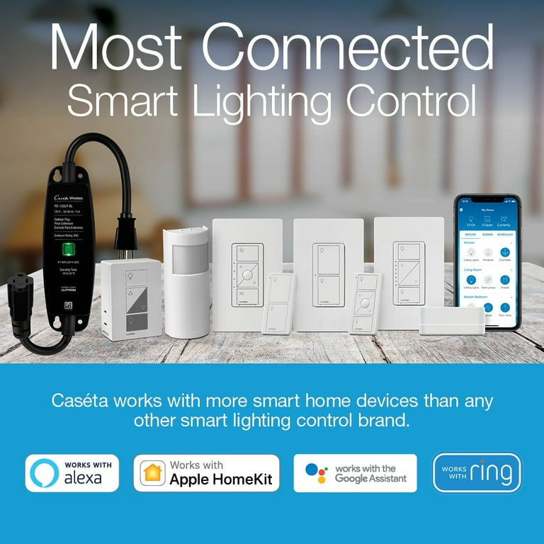 Caseta Wireless Smart Lighting Dimmer Switch (2 Count) Starter Kit Caseta Wireless Smart Lighting Dimmer Switch (2 Count) Starter Kit
