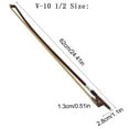 thumbnail image 3 of Klonfd Horsetail Hair Bow Student Bow For Practice Brazilian Wood Comfortable Grip For Beginners, 3 of 6