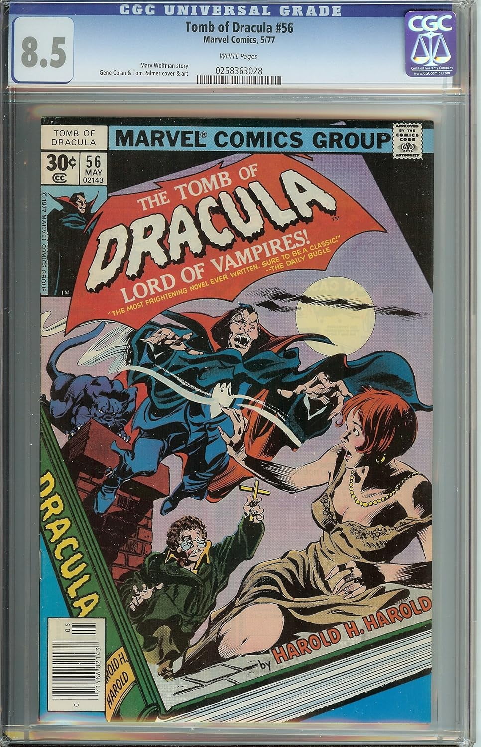 Tomb of Dracula #56 CGC 8.5