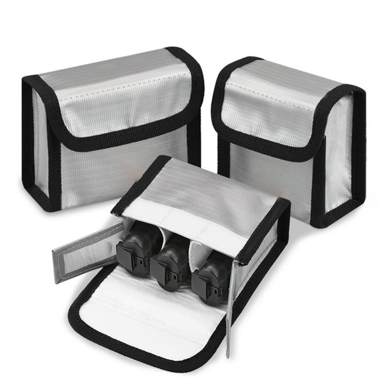 Black Fireproof Battery Protective Storage Bag LiPo Safe Box For