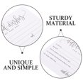 thumbnail image 3 of HAMPPLIES 50Pcs Decorative Wedding Blessing Cards White Writable Cards for Wedding Banquet Events, 3 of 6