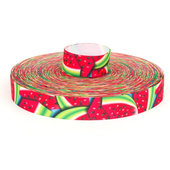 Country Brook Design® 5/8 inch Summer Melon Grosgrain Ribbon, 5 Yards