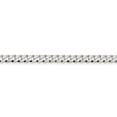 thumbnail image 3 of 925 Sterling Silver 4.5mm Close Link Flat Curb Chain 22 Inch, 3 of 5