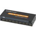 thumbnail image 1 of Répartiteur HDMI 1x8 8 Ports 1 Sortie Interrupteur HDMI 1 Port vers Écran HDMI Doublon/miroir Alimenté, 1 of 5