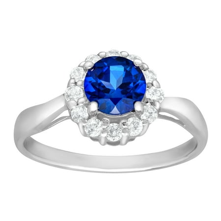 finecraft 1 5 8 ct ceylon and white sapphire ring in finecraft 1 5 8 ct ceylon and white sapphire ring in