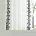 thumbnail image 6 of (2 pack) Better Homes & Gardens Embroidered Border Curtain Single Panel, Indoor, Rod Pocket/Back Tab, Vanilla Dream, 50" W x 63" L, Adult, 6 of 6