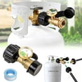 thumbnail image 1 of Yuehao Détecteur de Fuite pour Réservoir de Propane, Jauge pour Réservoirs de 5 à 40 lb, Raccord de Type 1 pour Barbecue, VR et Réchaud de Camping, Jaune, 1 of 8