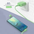 thumbnail image 4 of Decoration USB Cable Right Angle 90° Elbow Liquid Micro USB 3A Fast Charging Cable, 4 of 9